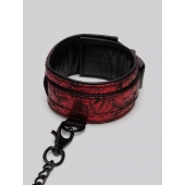 Красно-черные оковы Reversible Faux Leather Ankle Cuffs - Fifty Shades of Grey - купить с доставкой в Новочебоксарске