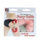 Металлические наручники с розовой меховой опушкой METAL HANDCUFF WITH PLUSH PINK - Dream Toys - купить с доставкой в Новочебоксарске