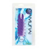 Закрытая фиолетовая насадка с пупырышками SAMURAI PENIS SLEEVE PURPLE - 14,5 см. - NMC - в Новочебоксарске купить с доставкой