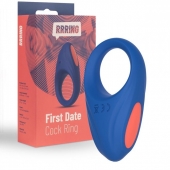 Синее эрекционное кольцо RRRING First Date Cock Ring - FeelzToys - в Новочебоксарске купить с доставкой