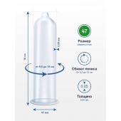 Презервативы MY.SIZE размер 47 - 10 шт. - My.Size - купить с доставкой в Новочебоксарске