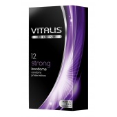 Презервативы с утолщённой стенкой VITALIS PREMIUM strong - 12 шт. - Vitalis - купить с доставкой в Новочебоксарске