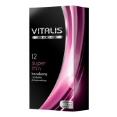 Ультратонкие презервативы VITALIS PREMIUM super thin - 12 шт. - Vitalis - купить с доставкой в Новочебоксарске