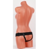 Универсальные черные трусики для страпона - БДСМ Арсенал - купить с доставкой в Новочебоксарске