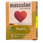 Экологически чистые презервативы Masculan Organic - 3 шт. - Masculan - купить с доставкой в Новочебоксарске