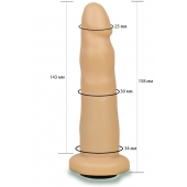 Телесная насадка Harness - 15,8 см. - LOVETOY (А-Полимер) - купить с доставкой в Новочебоксарске