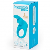 Голубое эрекционное виброкольцо Happy Rabbit Rechargeable Rabbit Cock Ring - Happy Rabbit - в Новочебоксарске купить с доставкой
