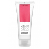 Смазка на водной основе Mixgliss Kiss с ароматом земляники - 70 мл. - Mixgliss - купить с доставкой в Новочебоксарске