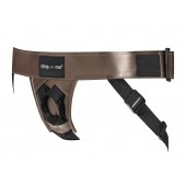 Бронзовый пояс для насадок Curious Harness - Strap-on-me - купить с доставкой в Новочебоксарске