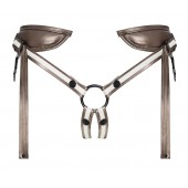 Бронзовый пояс для насадок Desirous Harness - Strap-on-me - купить с доставкой в Новочебоксарске