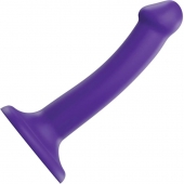 Фиолетовый фаллоимитатор-насадка Strap-On-Me Dildo Dual Density size S - 17 см. - Strap-on-me - купить с доставкой в Новочебоксарске
