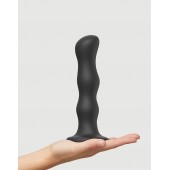 Черная насадка Strap-On-Me Dildo Geisha Balls size XL - Strap-on-me - купить с доставкой в Новочебоксарске
