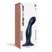 Темно-синяя насадка Strap-On-Me Dildo Plug Snaky size M - Strap-on-me - купить с доставкой в Новочебоксарске