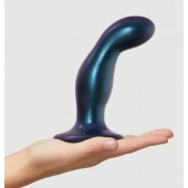 Темно-синяя насадка Strap-On-Me Dildo Plug Snaky size M - Strap-on-me - купить с доставкой в Новочебоксарске