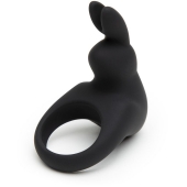Черное эрекционное виброкольцо Happy Rabbit Rechargeable Rabbit Cock Ring - Happy Rabbit - в Новочебоксарске купить с доставкой
