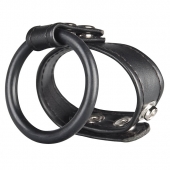 Двойное кольцо выносливости на пенис DUAL STAMINA RING - BlueLine - в Новочебоксарске купить с доставкой