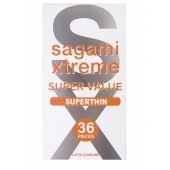 Ультратонкие презервативы Sagami Xtreme Superthin - 36 шт. - Sagami - купить с доставкой в Новочебоксарске