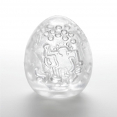 Мастурбатор-яйцо Keith Haring EGG DANCE - Tenga - в Новочебоксарске купить с доставкой