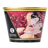 Массажная  свеча Sparkling Strawberry Wine с ароматом клубничного вина - 170 мл. - Shunga - купить с доставкой в Новочебоксарске