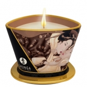 Массажная свеча Intoxicatin Chocolate с ароматом шоколада - 170 мл. - Shunga - купить с доставкой в Новочебоксарске