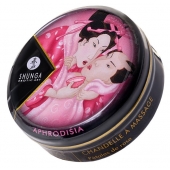 Массажная свеча Rose Petals с ароматом розы - 30 мл. - Shunga - купить с доставкой в Новочебоксарске