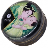 Массажная свеча Exotic Green Tea с ароматом зелёного чая - 30 мл. - Shunga - купить с доставкой в Новочебоксарске