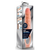 Телесная насадка на пенис 9 Inch Cock Sheath Extender - 22,2 см. - Blush Novelties - в Новочебоксарске купить с доставкой
