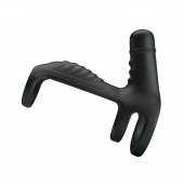 Черная вибронасадка на пенис Vibrating Penis Sling - Baile - в Новочебоксарске купить с доставкой