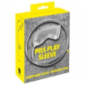 Прозрачная насадка на пенис Piss Play Sleeve для игр с мочеиспусканием - Orion - купить с доставкой в Новочебоксарске