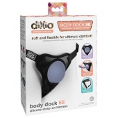Черные трусики для страпона Body Dock SE на регулируемых ремнях - Pipedream - купить с доставкой в Новочебоксарске