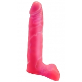 Розовая насадка-фаллос для трусиков Harness - 16,5 см. - LOVETOY (А-Полимер) - купить с доставкой в Новочебоксарске