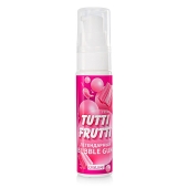 Интимный гель на водной основе Tutti-Frutti Bubble Gum - 30 гр. - Биоритм - купить с доставкой в Новочебоксарске