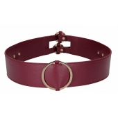 Бордовый ремень Halo Waist Belt - размер L-XL - Shots Media BV - купить с доставкой в Новочебоксарске
