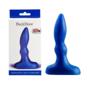Синий анальный стимулятор Beginners p-spot massager - 11 см. - Lola Games - в Новочебоксарске купить с доставкой