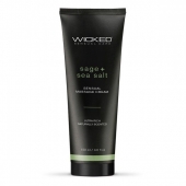 Массажный легкий крем WICKED Sage plus Sea Salt - 120 мл. - Wicked - купить с доставкой в Новочебоксарске
