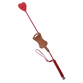 Стек с красным наконечником-сердечком - 70 см. - Sitabella - купить с доставкой в Новочебоксарске