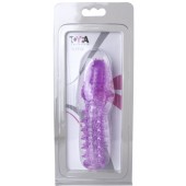 Фиолетовая насадка, удлиняющая половой член - 13,5 см. - Toyfa Basic - в Новочебоксарске купить с доставкой