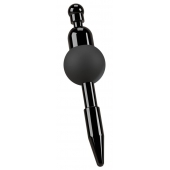 Черный уретральный вибростимулятор Vibrating Penis Plug - Orion - купить с доставкой в Новочебоксарске