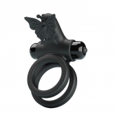 Черное эрекционное виброкольцо Passionate Ring IX - Baile - в Новочебоксарске купить с доставкой
