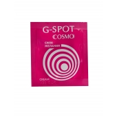 Стимулирующий интимный крем для женщин Cosmo G-spot - 2 гр. - Биоритм - купить с доставкой в Новочебоксарске