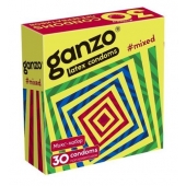 Микс-набор из 30 презервативов Ganzo Mixed - Ganzo - купить с доставкой в Новочебоксарске
