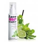 Съедобное согревающее массажное масло Love Me Tender Mojito с ароматом мохито - 100 мл. - Love to Love - купить с доставкой в Новочебоксарске