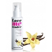 Съедобное согревающее массажное масло Love Me Tender Vanilla с ароматом ванили - 100 мл. - Love to Love - купить с доставкой в Новочебоксарске