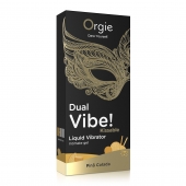 Съедобный гель Dual Vibe Pina Colada с эффектом вибрации и вкусом коктейля пина колада - 15 мл. - ORGIE - купить с доставкой в Новочебоксарске