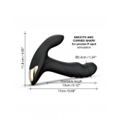 Черный вибромассажер простаты Multi P-Joy с 3 моторами - Dorcel - в Новочебоксарске купить с доставкой