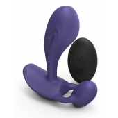 Темно-синий вибромассажер Witty P G Vibrator with Remote Control - Love to Love - в Новочебоксарске купить с доставкой