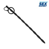 Черный стимулятор уретры Sex Expert - Sex Expert - купить с доставкой в Новочебоксарске