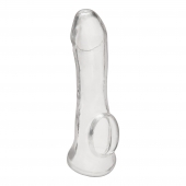 Прозрачная насадка на пенис Transparent Penis Enhancing Sleeve Extension - 15,9 см. - BlueLine - в Новочебоксарске купить с доставкой