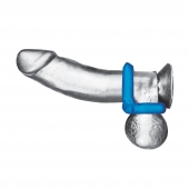 Комплект из 2 эрекционных колец-восьмерок 2-Pack Duo Cock And Ball Stamina Enhancement Ring - BlueLine - в Новочебоксарске купить с доставкой