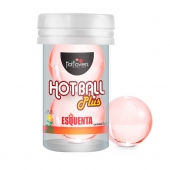 Лубрикант на масляной основе Hot Ball Plus с разогревающим эффектом (2 шарика по 3 гр.) - HotFlowers - купить с доставкой в Новочебоксарске